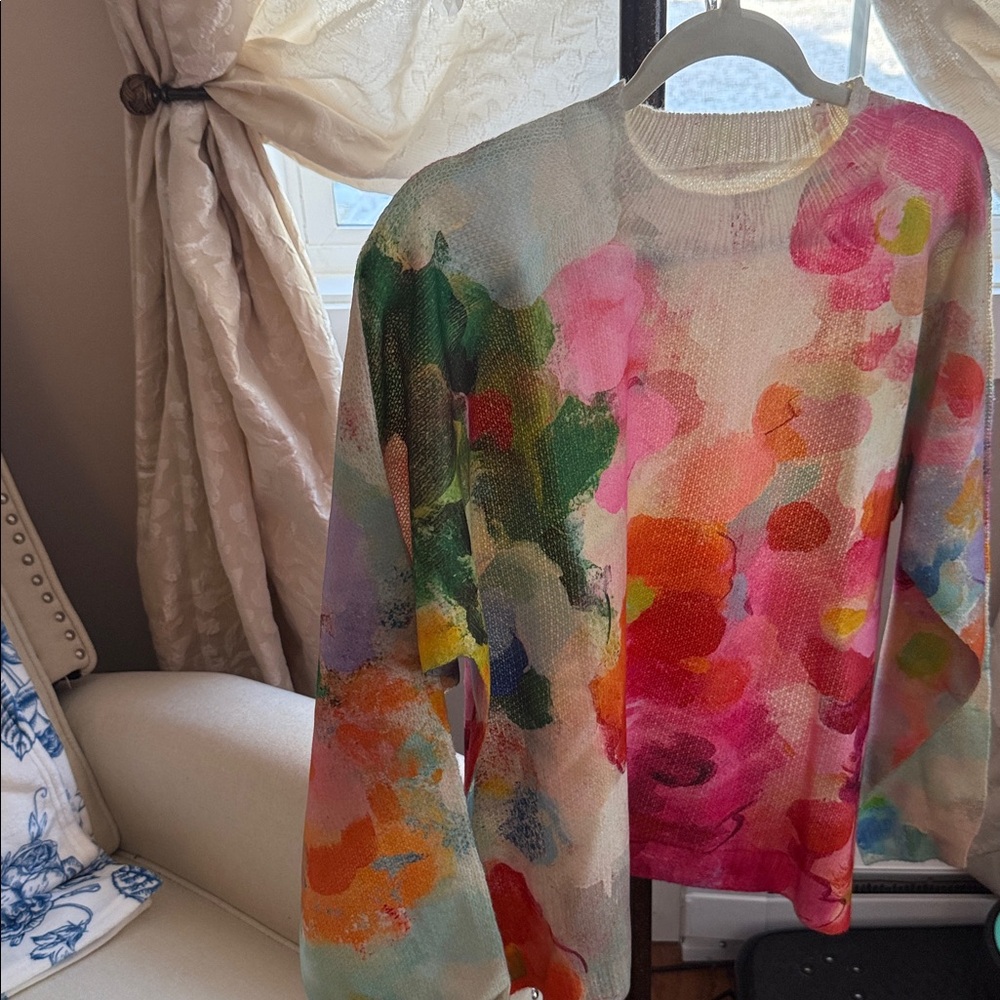 BEST SELLER! LIMITED QUANTITIES! Watercolor Floral Sweater
English Country Gardn - Picture 15 of 15